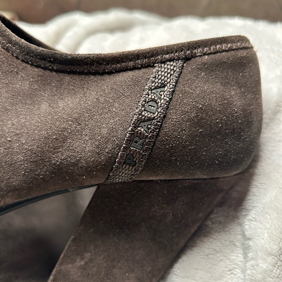 Prada Booties - Brown size 8 - Picture 2 of 3